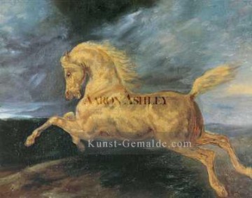  géricault - Pferd erschreckt von einem Blitz ARX Romanticist Theodore Gericault